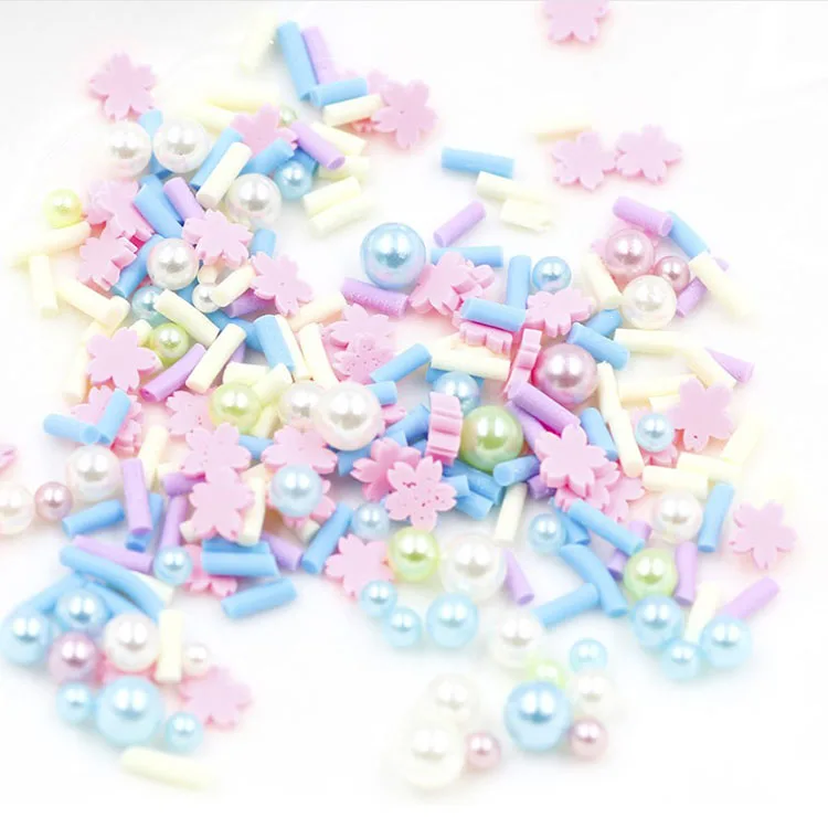 Polymer clay slice, mixed color needle, candy sprinkling slime accessory, used for slime filling
Polymer clay slice, mixed color needle, candy sprinkling slime accessory, used for slime filling