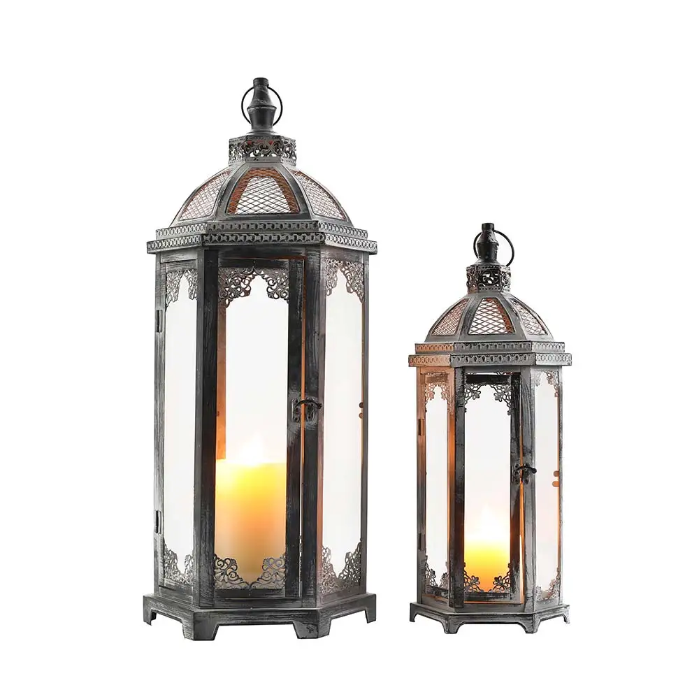 US Free Shipping Set of Two Retro Lantern Home Table Decorative Metal Candle Lantern Outdoor Patio Hanging Lantern
US Free Shipping Set of Two Retro Lantern Home Table Decorative Metal Candle Lantern Outdoor Patio Hanging Lantern