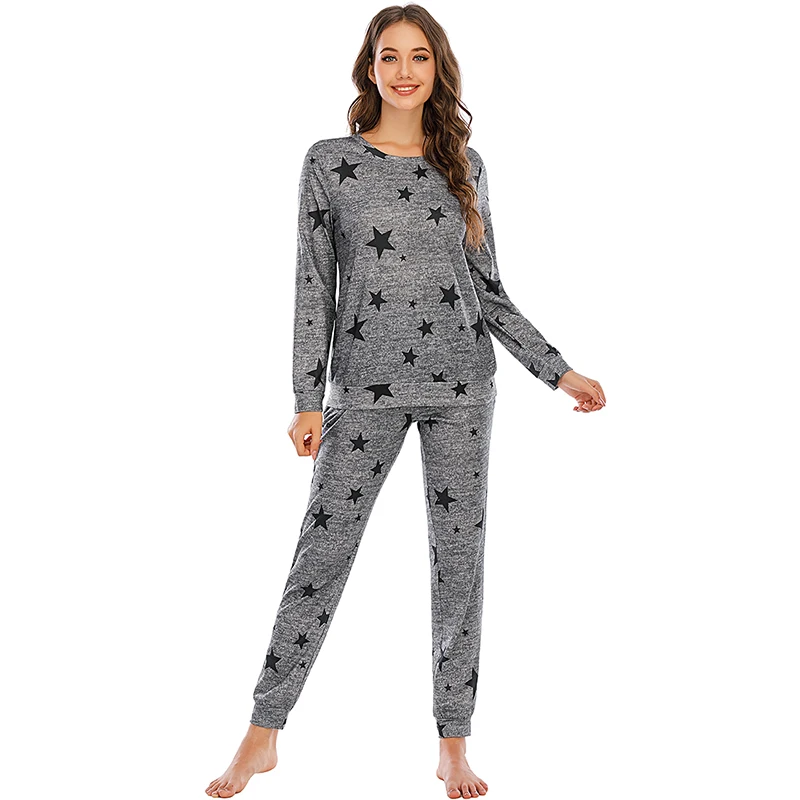 Factory Manfacture Top Selling Long Printed Stars Matching Christmas Pajamas Suit For Girls, Black pink white
Factory Manfacture Top Selling Long Printed Stars Matching Christmas Pajamas Suit For Girls, Black pink white