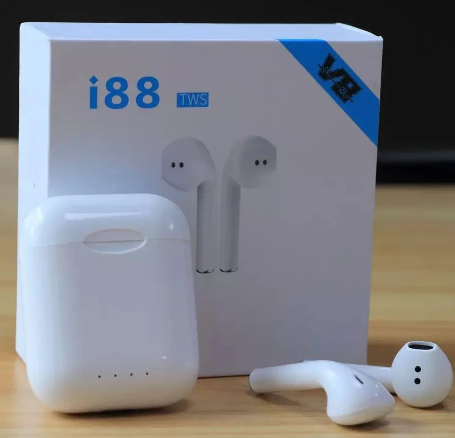 i200/i500/i60/i10/i88 TWS New Arrival i200 tws earphone Wireless Earbuds With Wireless Charge technology for pods2 - ANKUX.COM