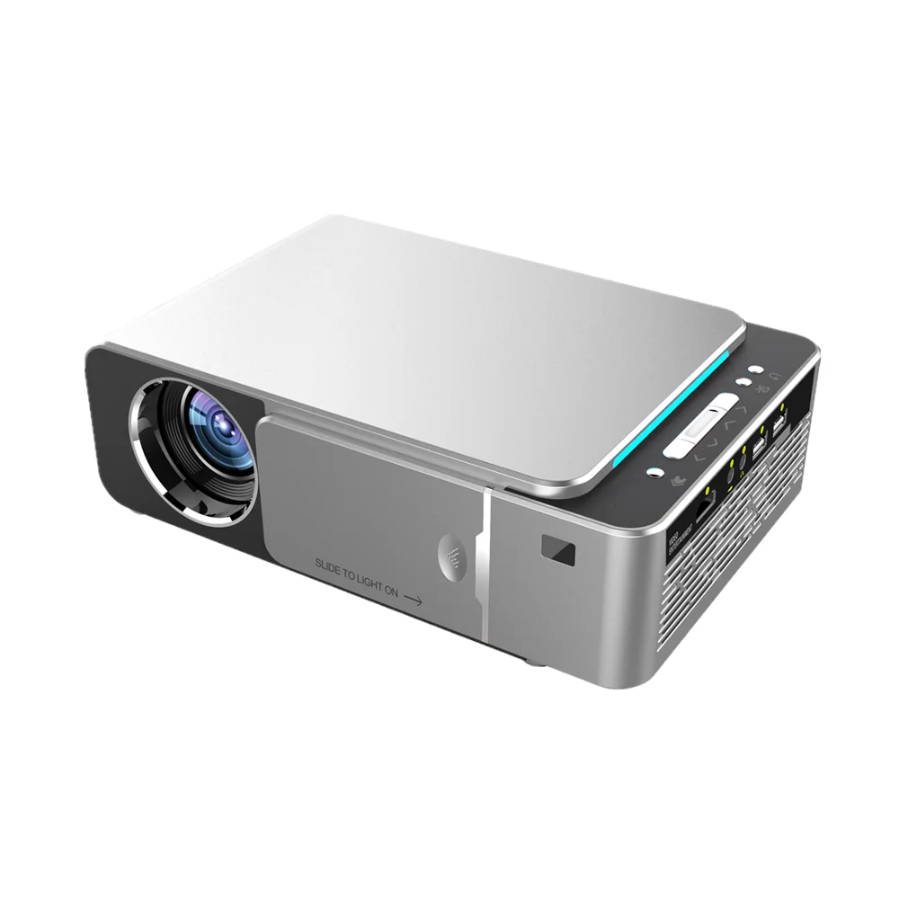 

Hot Sell LED Cheap Projector 3000 Lumens 1280*720 3D Full HD Home Theater mini android led 4K Projectors T6