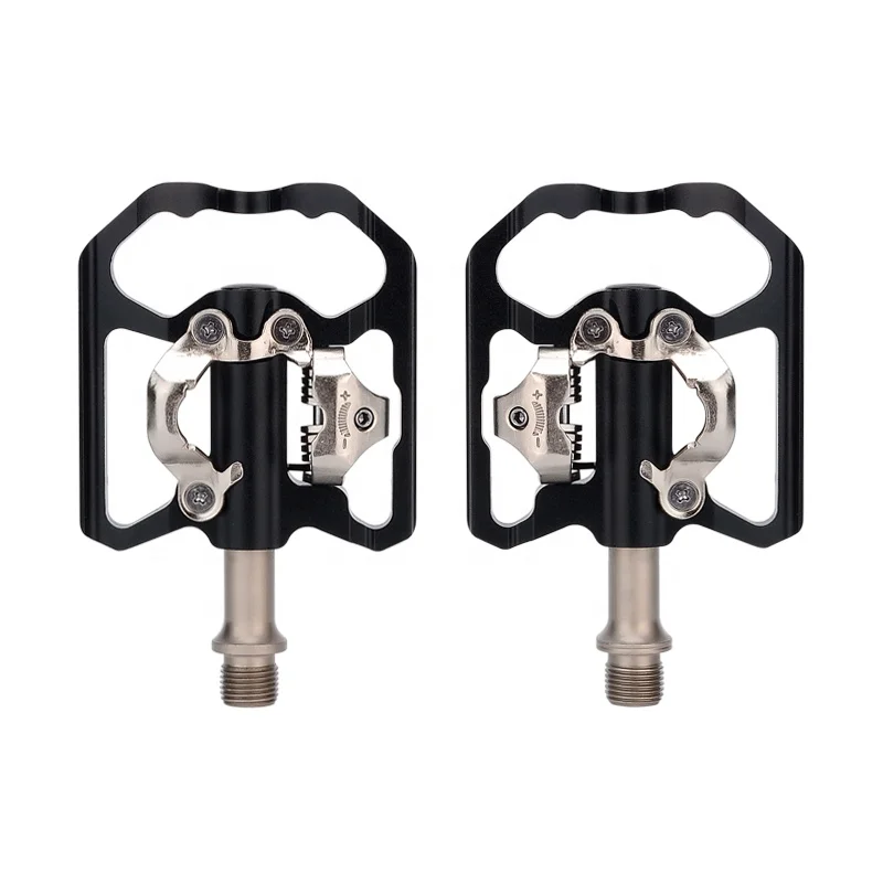 Lock Pedals Aluminum Alloy Non-Slip bicycle lock pedal Lightweight 9/16 cycling Flat Pedals, Black
Lock Pedals Aluminum Alloy Non-Slip bicycle lock pedal Lightweight 9/16 cycling Flat Pedals, Black