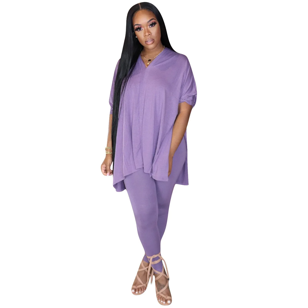 2022 new Women casual set Tshirt Shorts Two Piece Set Women Loose Casual Outfits, Color
2022 new Women casual set Tshirt Shorts Two Piece Set Women Loose Casual Outfits, Color