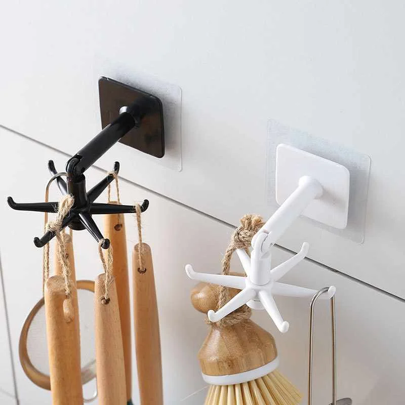 Kitchen Gadgets Accessories Bath Hook Wall Mounted 360 degree Rotating Coat Hanger Rotatable Storage For Home Hanger Organizers
Kitchen Gadgets Accessories Bath Hook Wall Mounted 360 degree Rotating Coat Hanger Rotatable Storage For Home Hanger Organizers