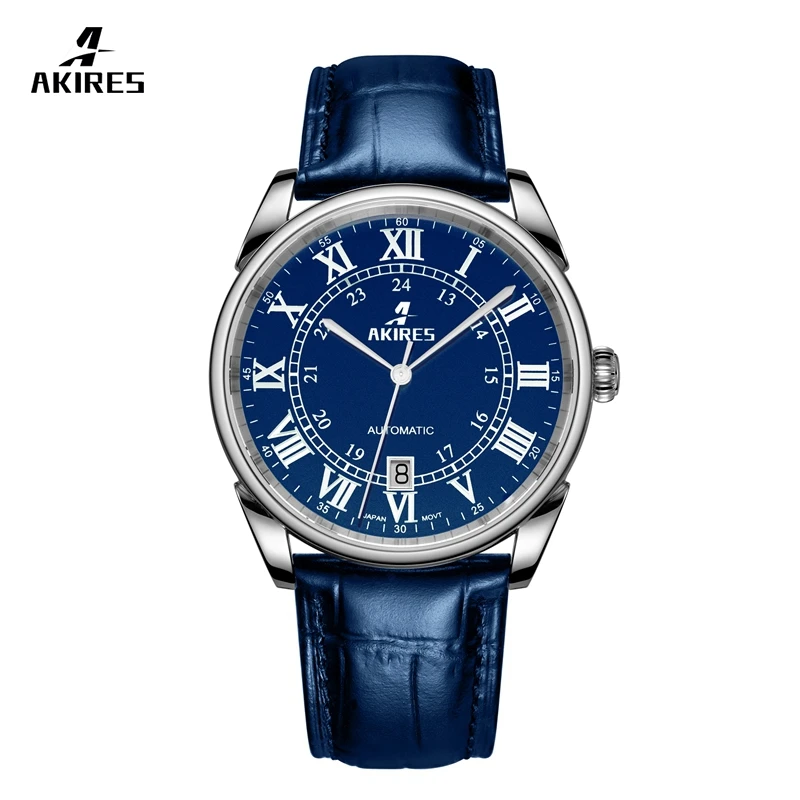 Akires Relojes de hombre China watch factory wristwatch for men custom logo automatic watch
Akires Relojes de hombre China watch factory wristwatch for men custom logo automatic watch