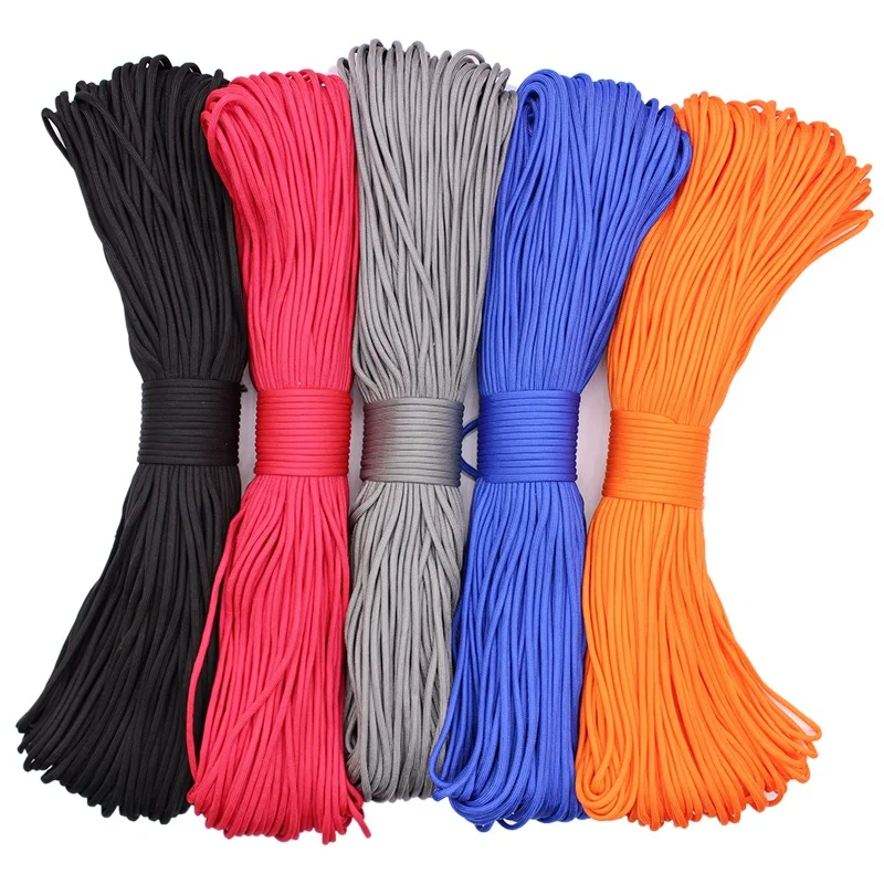 100m Outdoor Emergency Tactical Survival Parachute Cord Paracord for Bracelets and Lanyards
100m Outdoor Emergency Tactical Survival Parachute Cord Paracord for Bracelets and Lanyards