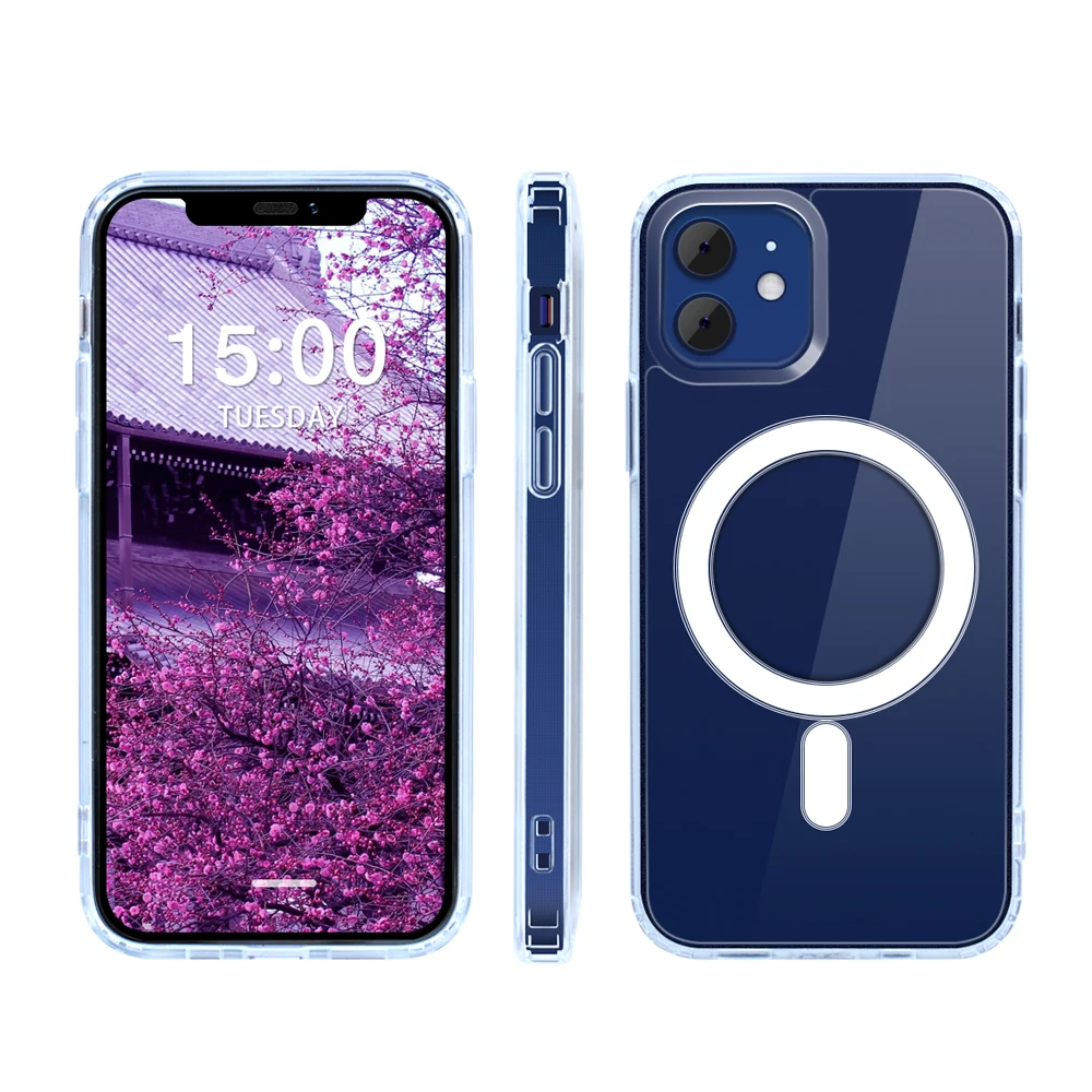 Magsafing Case Wireless Charging Clear Magnetic Case For iPhone 12 Pro Max Transparent Back Cover
Magsafing Case Wireless Charging Clear Magnetic Case For iPhone 12 Pro Max Transparent Back Cover
