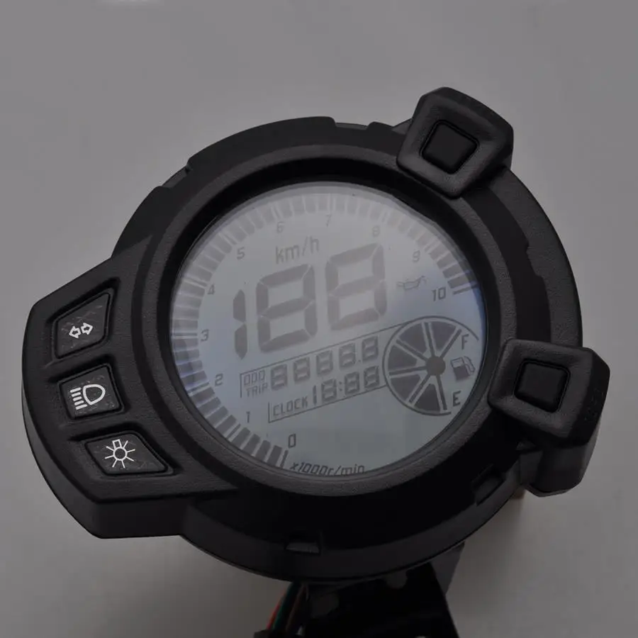 7 Colors Motorcycle Digital Instrumentation Odometer Speedometer Tachometer Gauge Fit For Yamaha RXM BWS 125 Factory Direct Sale