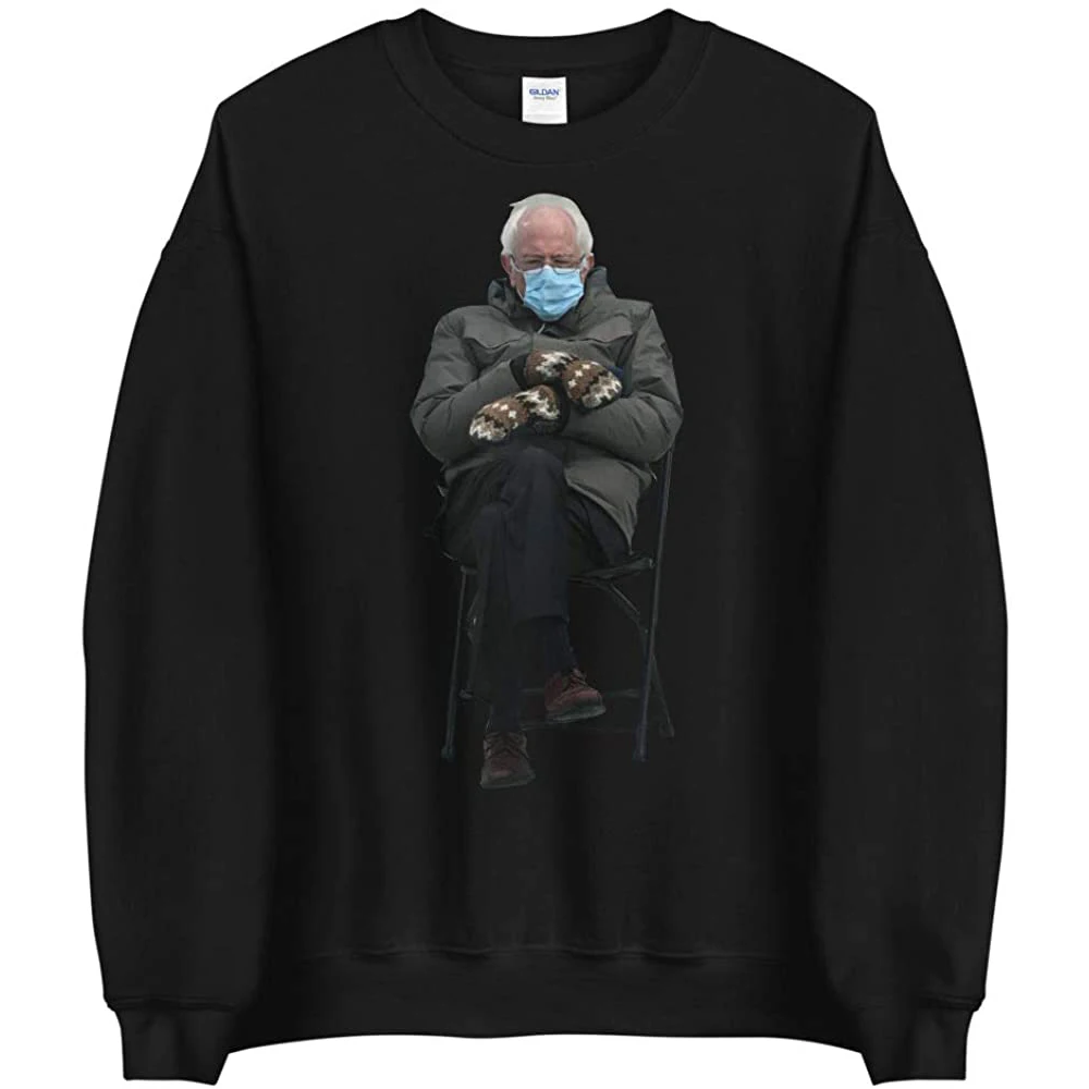 Cailian Drop Shipping Bernie Sanders Mitten Inauguration Meme funny sweatshirt Bernie chair 2021 new administration sweatshirt, Customized color
Cailian Drop Shipping Bernie Sanders Mitten Inauguration Meme funny sweatshirt Bernie chair 2021 new administration sweatshirt, Customized color
