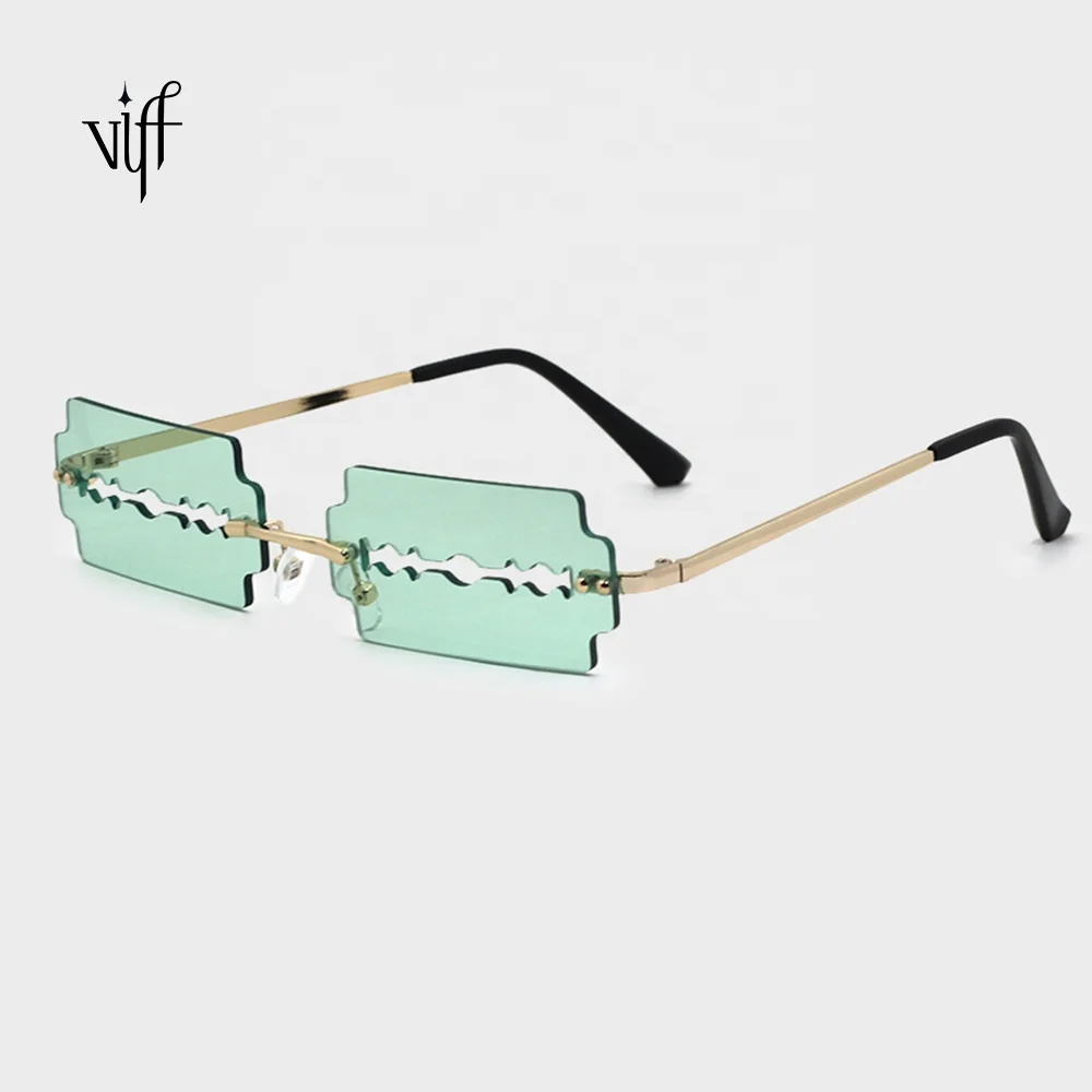 VIFF Sunglasses HM20118 Vintage Unique Rimless Small Frame Rectangle Girls Sun Glasses, Multi
VIFF Sunglasses HM20118 Vintage Unique Rimless Small Frame Rectangle Girls Sun Glasses, Multi