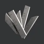 Manufacturing Plant Paper Knife High Speed Steel 3 Side Paper Cutting Knife