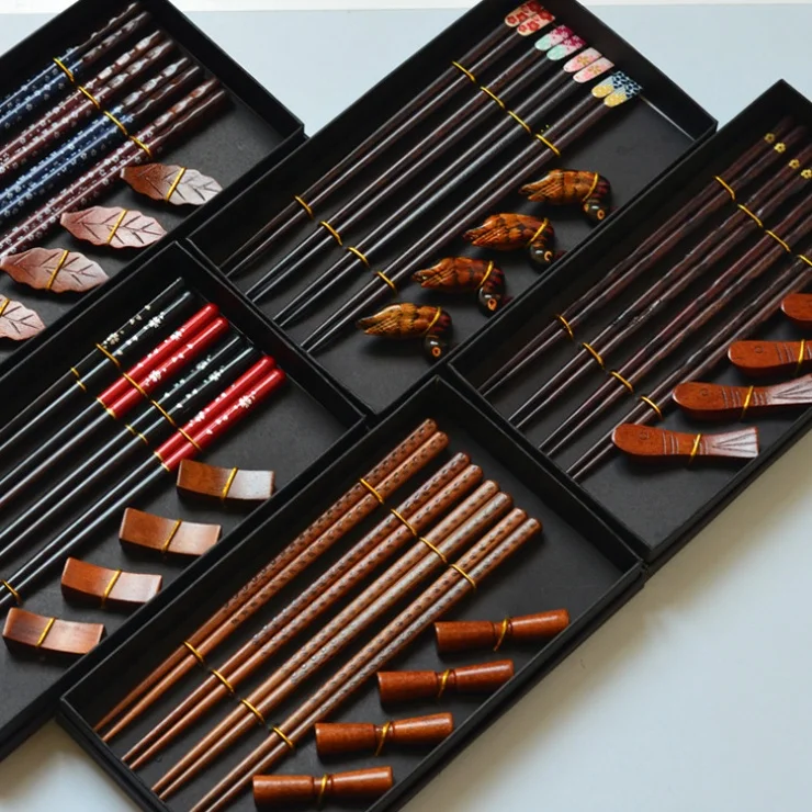 5 Pairs Premium Reusable Chopsticks Set - Natural Bamboo Chinese Japanese Korean Chopsticks, Lightweight Easy to Use, Natural bamboo/carbonized
5 Pairs Premium Reusable Chopsticks Set - Natural Bamboo Chinese Japanese Korean Chopsticks, Lightweight Easy to Use, Natural bamboo/carbonized