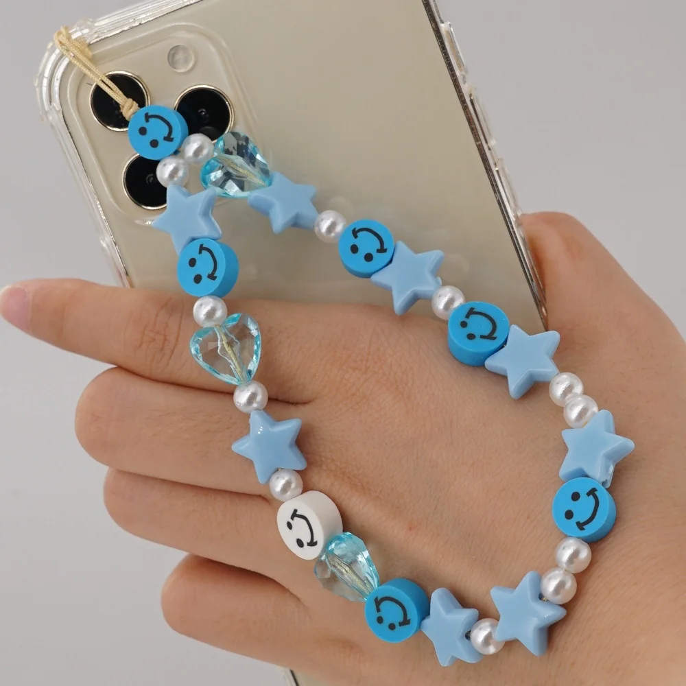 Wholesale Colorful Beads Handmade Soft Pottery Phone Chain For Mobile Phone Chain Accessories 2021 Fashion Jewelry
Wholesale Colorful Beads Handmade Soft Pottery Phone Chain For Mobile Phone Chain Accessories 2021 Fashion Jewelry