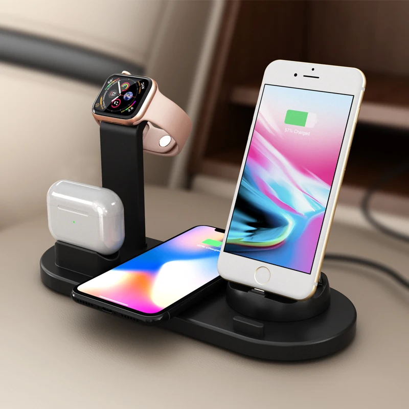 Amazon 3 In 1 Wireless Charger Station Fast Charging Cell Phone Holder Multi-function Wireless Charger, Black/white 
Amazon 3 In 1 Wireless Charger Station Fast Charging Cell Phone Holder Multi-function Wireless Charger, Black/white