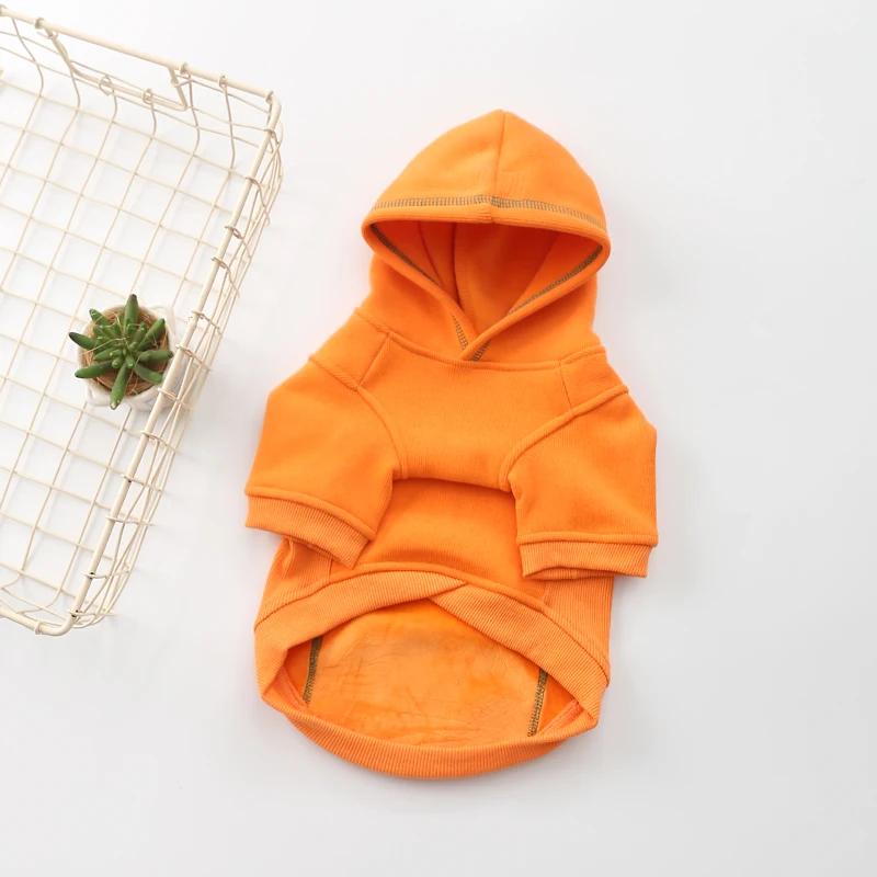 High Quality Pet Clothes Dog Hoodies Winter Pets Apparel Dogs Coat New Fashion Warm 100%Cotton Dog Clothes For EU And USA