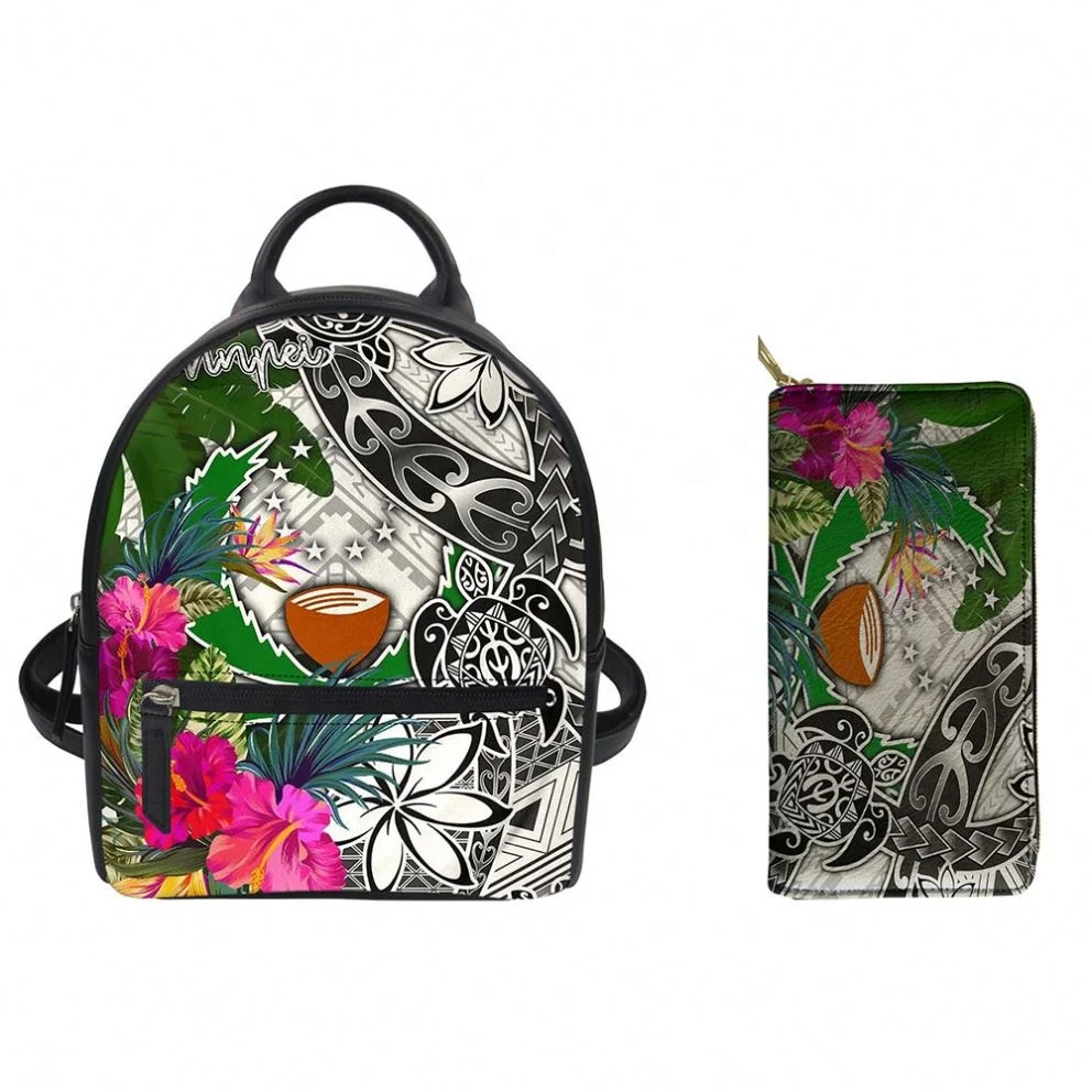Custom Mini Backpack For Girls 2021 Fashion Pohnpei Tribes Plumeria Printed Vintage Design PU Leather Backpack Bag For Woman, Customized color
Custom Mini Backpack For Girls 2021 Fashion Pohnpei Tribes Plumeria Printed Vintage Design PU Leather Backpack Bag For Woman, Customized color