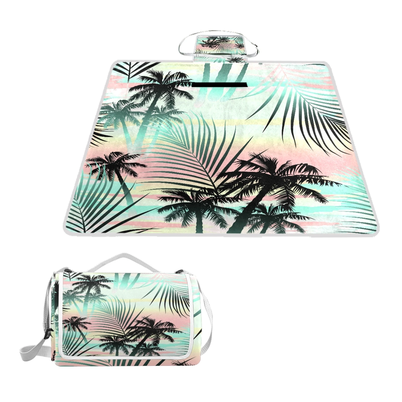 Wholesale custom portable folded waterproof picnic blanket summer beach mat large size square travel blanket, Customized
Wholesale custom portable folded waterproof picnic blanket summer beach mat large size square travel blanket, Customized