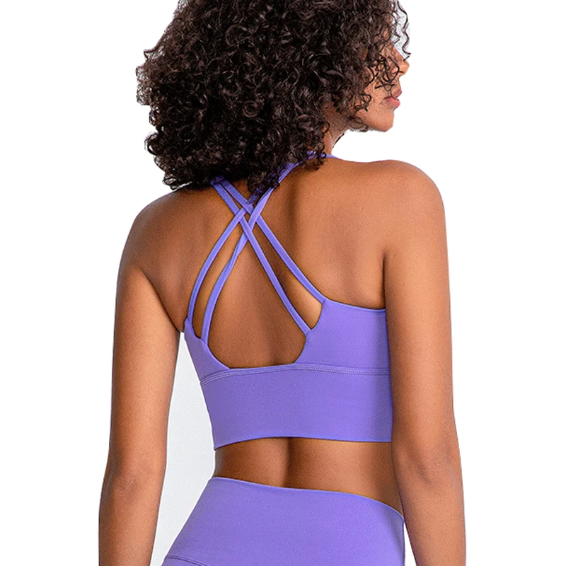 Women's Cross Back Pullover Quick Dry Super Soft Nylon Spandex Shockproof Performance Padded Yoga Sports Bra
Women's Cross Back Pullover Quick Dry Super Soft Nylon Spandex Shockproof Performance Padded Yoga Sports Bra
