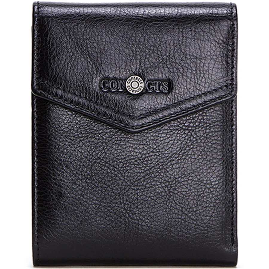 Contact's New Design Wholesale Vintage Real Leather Billfold Multi-function Anti-theft Plain Card Coin Pocket Purse For Men, Black, coffee or custom colors accepted
Contact's New Design Wholesale Vintage Real Leather Billfold Multi-function Anti-theft Plain Card Coin Pocket Purse For Men, Black, coffee or custom colors accepted