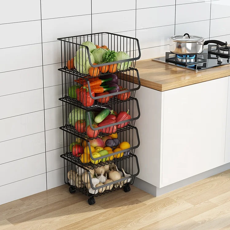 Storage Basket Hot Selling Multifunctional Multi-storey Kitchen Metal Storage Holders & Racks for Folding Rack 2 Days Iron, Black/steel
Storage Basket Hot Selling Multifunctional Multi-storey Kitchen Metal Storage Holders & Racks for Folding Rack 2 Days Iron, Black/steel
