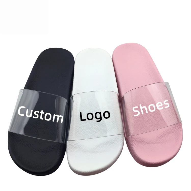 Oem Slippers Printed Logo Sandals Latest Ladies Transparent Custom Shoes, Black/white/pink
Oem Slippers Printed Logo Sandals Latest Ladies Transparent Custom Shoes, Black/white/pink