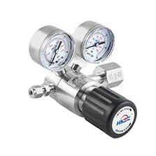 Physical and chemical analysis pressure regulators