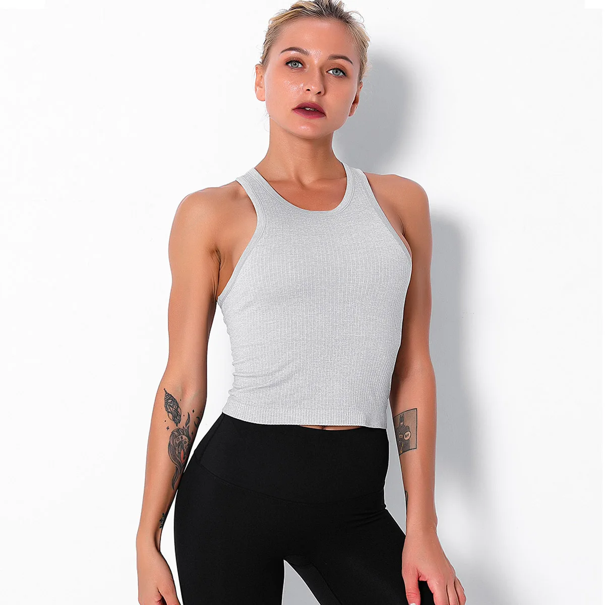 New Fashion Casual Yoga Workout Gym Sports Bra Fitness Short Tank Tops Long Camisole For Women
New Fashion Casual Yoga Workout Gym Sports Bra Fitness Short Tank Tops Long Camisole For Women