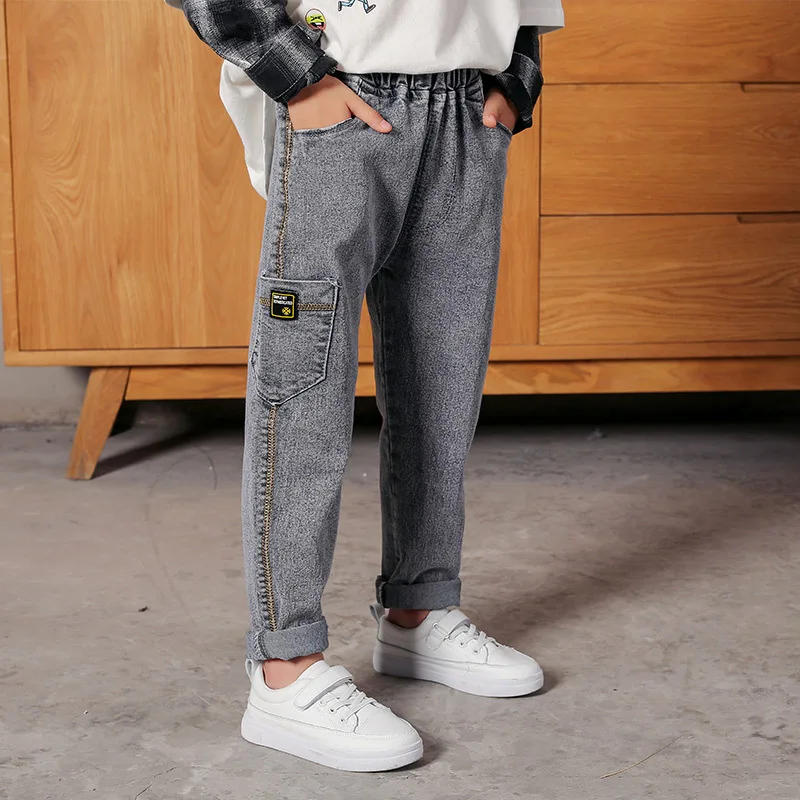 Big Boys Jeans Clothing Children Slim Fashion Patchwork Hip hop Pants Child Denim Elastic Mid Waist Trousers, Prints, letters, stripes
Big Boys Jeans Clothing Children Slim Fashion Patchwork Hip hop Pants Child Denim Elastic Mid Waist Trousers, Prints, letters, stripes