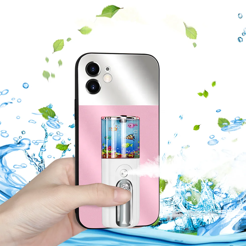Gift Nano Spray Phone Case Portable Humidifier Mobile Phone Accessories for iPhone 12 12 Pro Max, Multi options
Gift Nano Spray Phone Case Portable Humidifier Mobile Phone Accessories for iPhone 12 12 Pro Max, Multi options