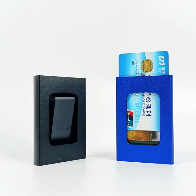 New Design RFID Aluminum Metal Men's Wallet Credit Card Holder RFID, Customized color
New Design RFID Aluminum Metal Men's Wallet Credit Card Holder RFID, Customized color