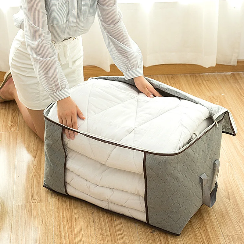Home life storage box move to organize clothing and sundry packing box large duffel bags 
Home life storage box move to organize clothing and sundry packing box large duffel bags