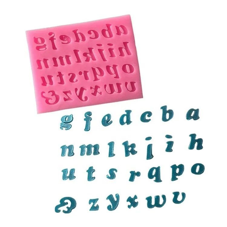 EF043 Lowercase English Letters Alphabet Silicone Fondant Chocolate Candy Cake Mold Baking Tools, Picture
EF043 Lowercase English Letters Alphabet Silicone Fondant Chocolate Candy Cake Mold Baking Tools, Picture