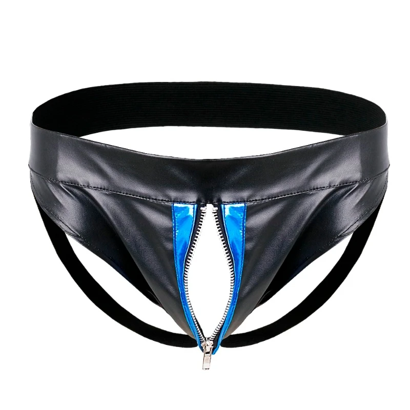 iEFiEL Men Faux Leather Underwear Zipper Pouch Bikini Briefs Jockstrap Elastic Sexy Man Underwear
iEFiEL Men Faux Leather Underwear Zipper Pouch Bikini Briefs Jockstrap Elastic Sexy Man Underwear