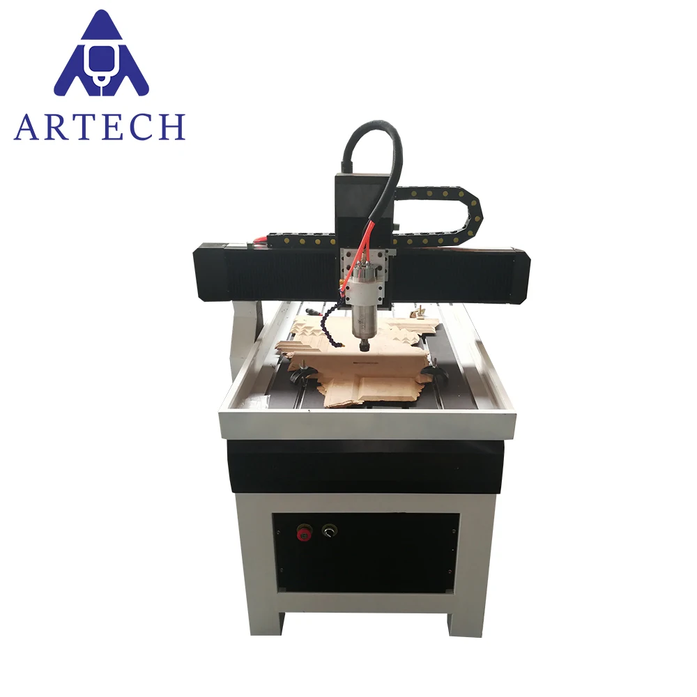 Good quality mini 6090 desktop 3d cnc router machine for wood