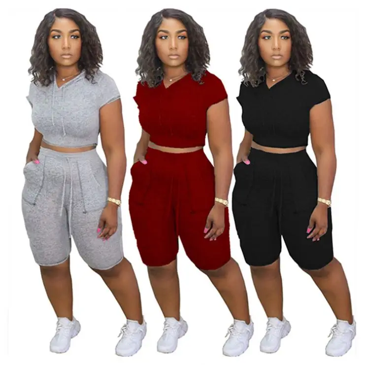 0620M301 Summer Sexy Casual Solid Hoodie 2 Pcs Track Suit Two Piece Short Set Women Fashion Clothing Outfits
0620M301 Summer Sexy Casual Solid Hoodie 2 Pcs Track Suit Two Piece Short Set Women Fashion Clothing Outfits