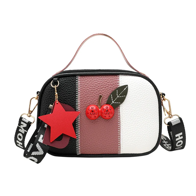 Creative color contrast versatile shoulder bag campus Korean portable camera bag litchi decoration mobile phone bag wholesale, Customizable
Creative color contrast versatile shoulder bag campus Korean portable camera bag litchi decoration mobile phone bag wholesale, Customizable
