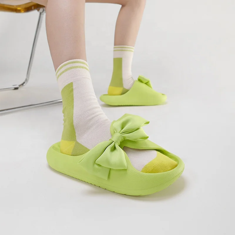 Trendy Silk Bowknot Design Flowers Style Sandals Ladies Fashion EVA Footwear Women Slippers Sandals, Mustard green, green, white, black, pink
Trendy Silk Bowknot Design Flowers Style Sandals Ladies Fashion EVA Footwear Women Slippers Sandals, Mustard green, green, white, black, pink