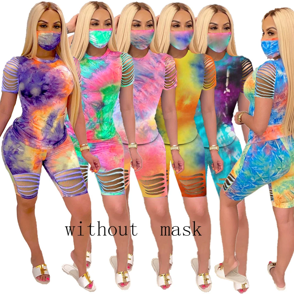 Factory Women MN8206 Clothing Tie-dye Two Pieces Shorts Set Casual 2 Piece Women Outfit
Factory Women MN8206 Clothing Tie-dye Two Pieces Shorts Set Casual 2 Piece Women Outfit