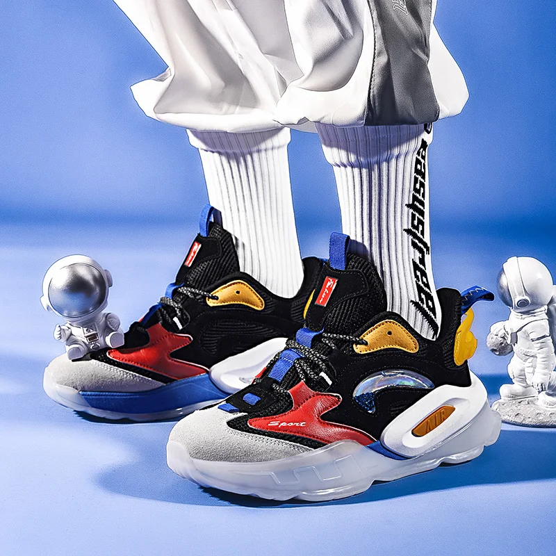 Hip Hop Men High Quality Breathable Platform Sneakers Fashion Colorful Sneakers Men Colors Chunky Sneaker zapatillas hombre
Hip Hop Men High Quality Breathable Platform Sneakers Fashion Colorful Sneakers Men Colors Chunky Sneaker zapatillas hombre
