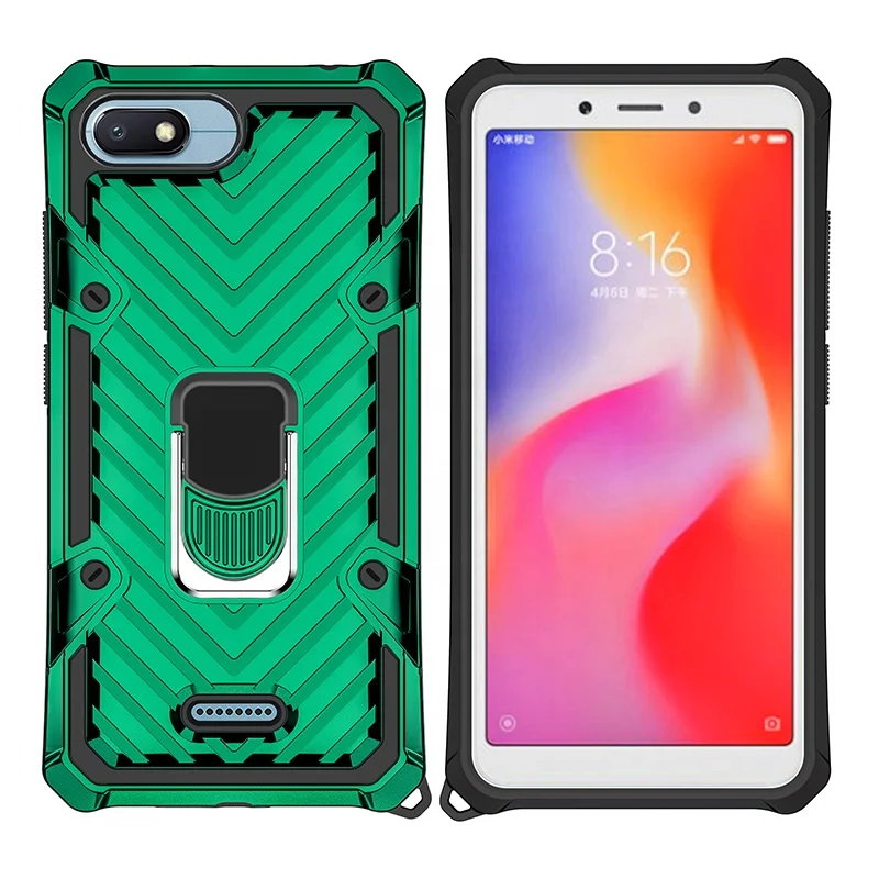 Smart Custom Phone Accessories Magnet Ring Stand TPU PC Hard Back Mobile Case for Xiaomi Remi 6A, Black, red, rose gold, silver, army green, blue, green
Smart Custom Phone Accessories Magnet Ring Stand TPU PC Hard Back Mobile Case for Xiaomi Remi 6A, Black, red, rose gold, silver, army green, blue, green