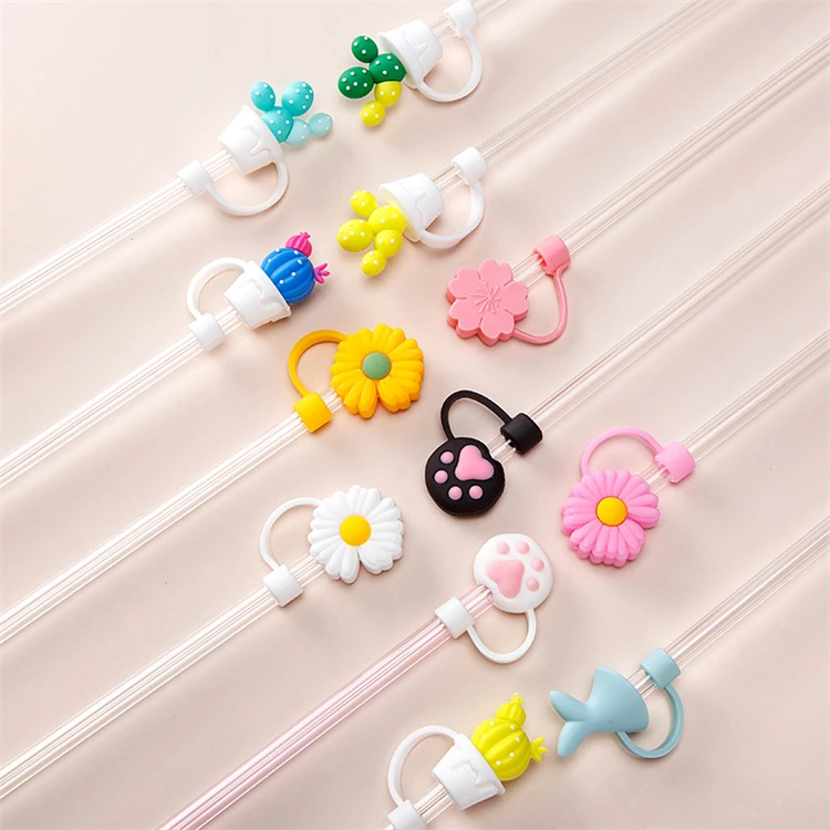 Wholesale Cute Cartoon Straw Silicone Dustproof Cover Drinking Straw Plugs Reusable Straw Tip Cover Toppers, 13 colors
Wholesale Cute Cartoon Straw Silicone Dustproof Cover Drinking Straw Plugs Reusable Straw Tip Cover Toppers, 13 colors