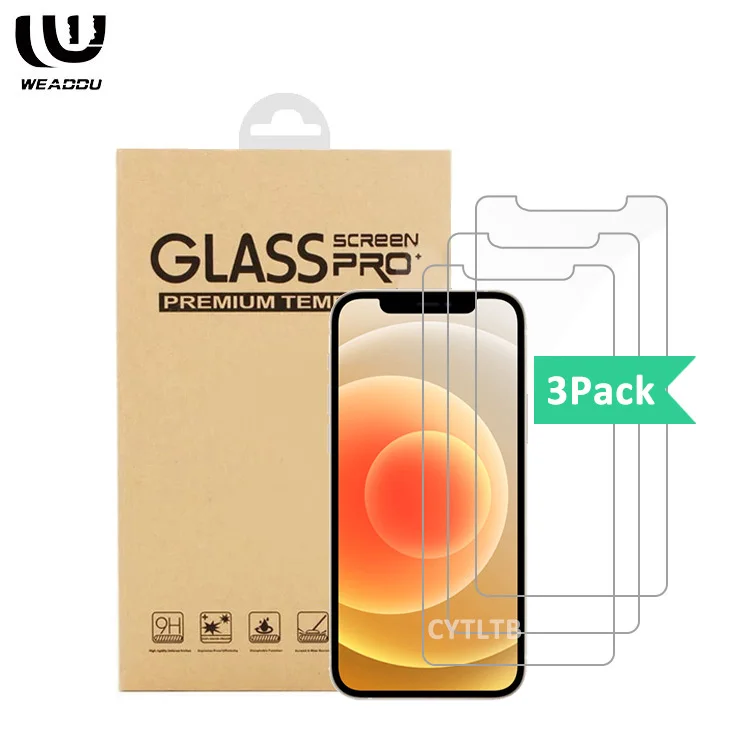 WeAddu 3pack Screen Protector For iPhone 12 pro max tempered glass Screen Protector For iphone 12 mini Screen Protector 3 pack
WeAddu 3pack Screen Protector For iPhone 12 pro max tempered glass Screen Protector For iphone 12 mini Screen Protector 3 pack