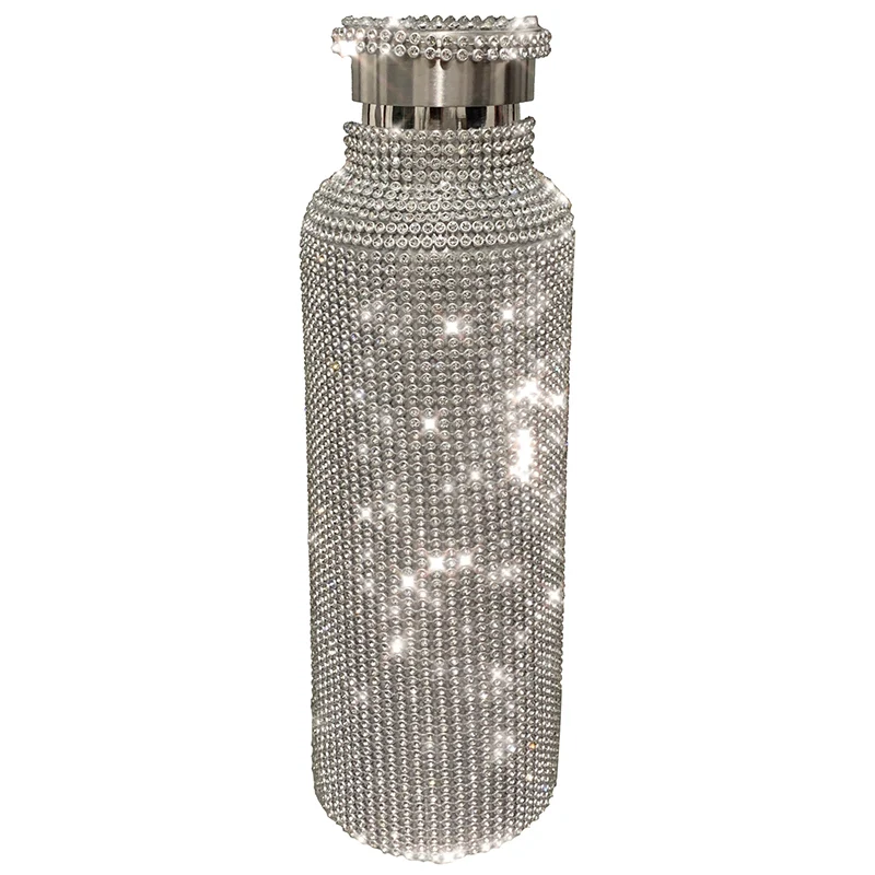 New Design Stainless Steel Vaccum Thermos Insulated Rhinestone Water Bottle, Blue,white,pink,black
New Design Stainless Steel Vaccum Thermos Insulated Rhinestone Water Bottle, Blue,white,pink,black