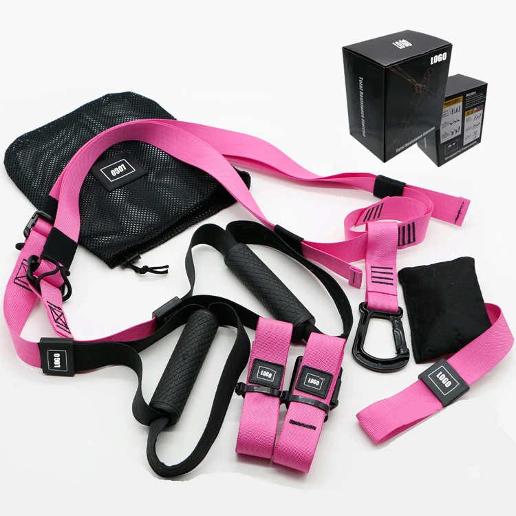 Customized Logo Nylon Material Functional Resistance Suspension Trainer, Black+green+pink+yellow
Customized Logo Nylon Material Functional Resistance Suspension Trainer, Black+green+pink+yellow