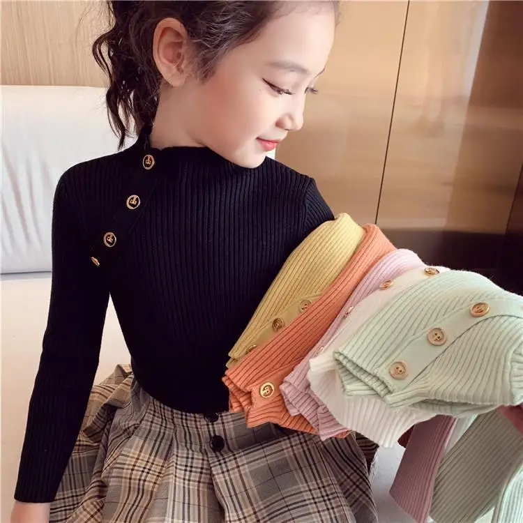 2021 Fashion Spring Girls Sweaters Knit Pullover Tops Turtlrneck Girls Sweater Children Clothing Warm Kids Sweaters, As pic shows, we can according to your request also
2021 Fashion Spring Girls Sweaters Knit Pullover Tops Turtlrneck Girls Sweater Children Clothing Warm Kids Sweaters, As pic shows, we can according to your request also
