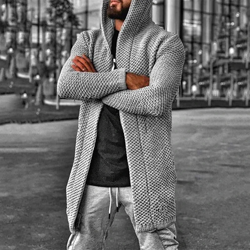 Hot Recommend Long Sweater Cardigan Men's Sweater Clothing Cropped Cardigan Knitted Sweater