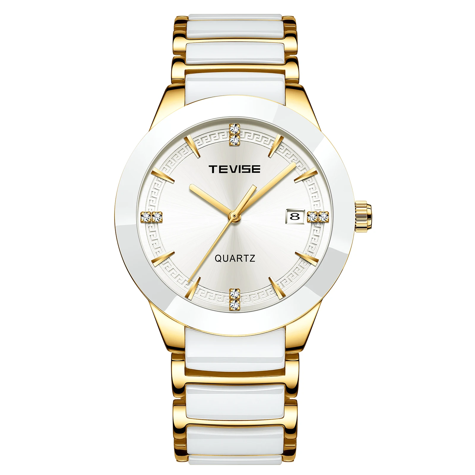 TEVISE new men's watch watch fashion business calendar ceramic men quartz watch, 5 color options
TEVISE new men's watch watch fashion business calendar ceramic men quartz watch, 5 color options