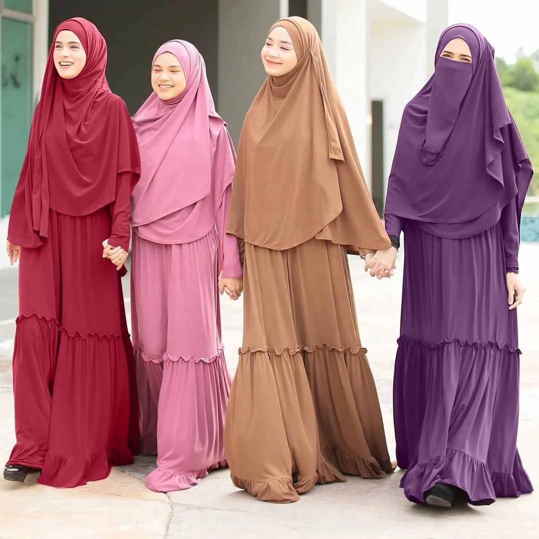 2020 Muslim dress women prayer Abaya with hijab full cover maxi dress Khimar loose Abaya, 9 colors as pictures
2020 Muslim dress women prayer Abaya with hijab full cover maxi dress Khimar loose Abaya, 9 colors as pictures
