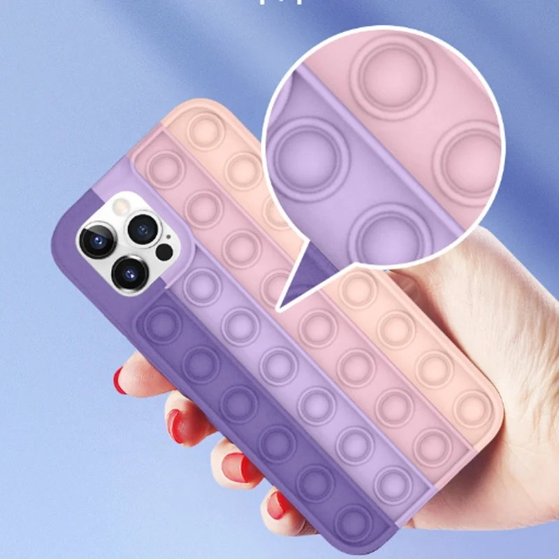 Fidget Pop Phone Case for iPhone 12 Pro Max , Silicone Shockproof Rainbow Bubble Fidget Toy Phone Case for iPhone 12 Phone Case, 6 colors
Fidget Pop Phone Case for iPhone 12 Pro Max , Silicone Shockproof Rainbow Bubble Fidget Toy Phone Case for iPhone 12 Phone Case, 6 colors