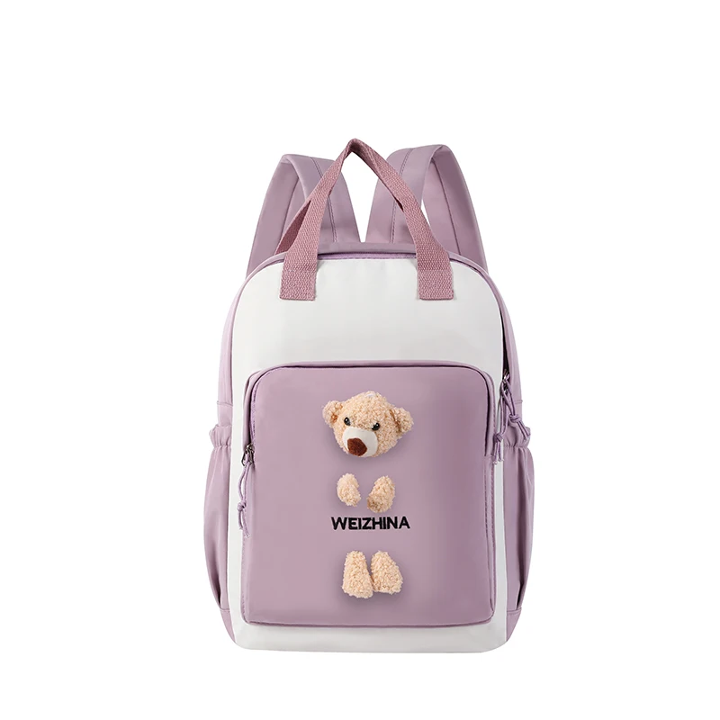Factory wholesale cute cartoon kids backpack high quality simple school bag little bear design students backpack, Yellow+green+pink+black+blue
Factory wholesale cute cartoon kids backpack high quality simple school bag little bear design students backpack, Yellow+green+pink+black+blue